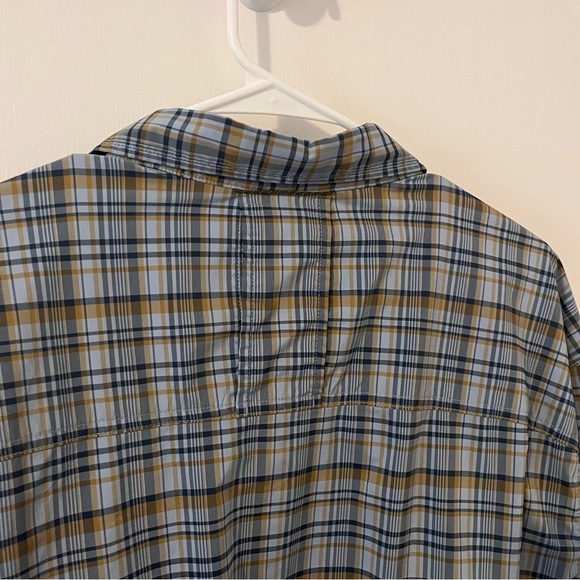 REI Sahara Tech Vented Button Up Long Sleeve Men’s Shirt XXL Fishing Camping - Picture 10 of 13